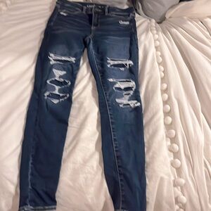 Dark Wash American Eagle Next Level Stretch Jeans size 6